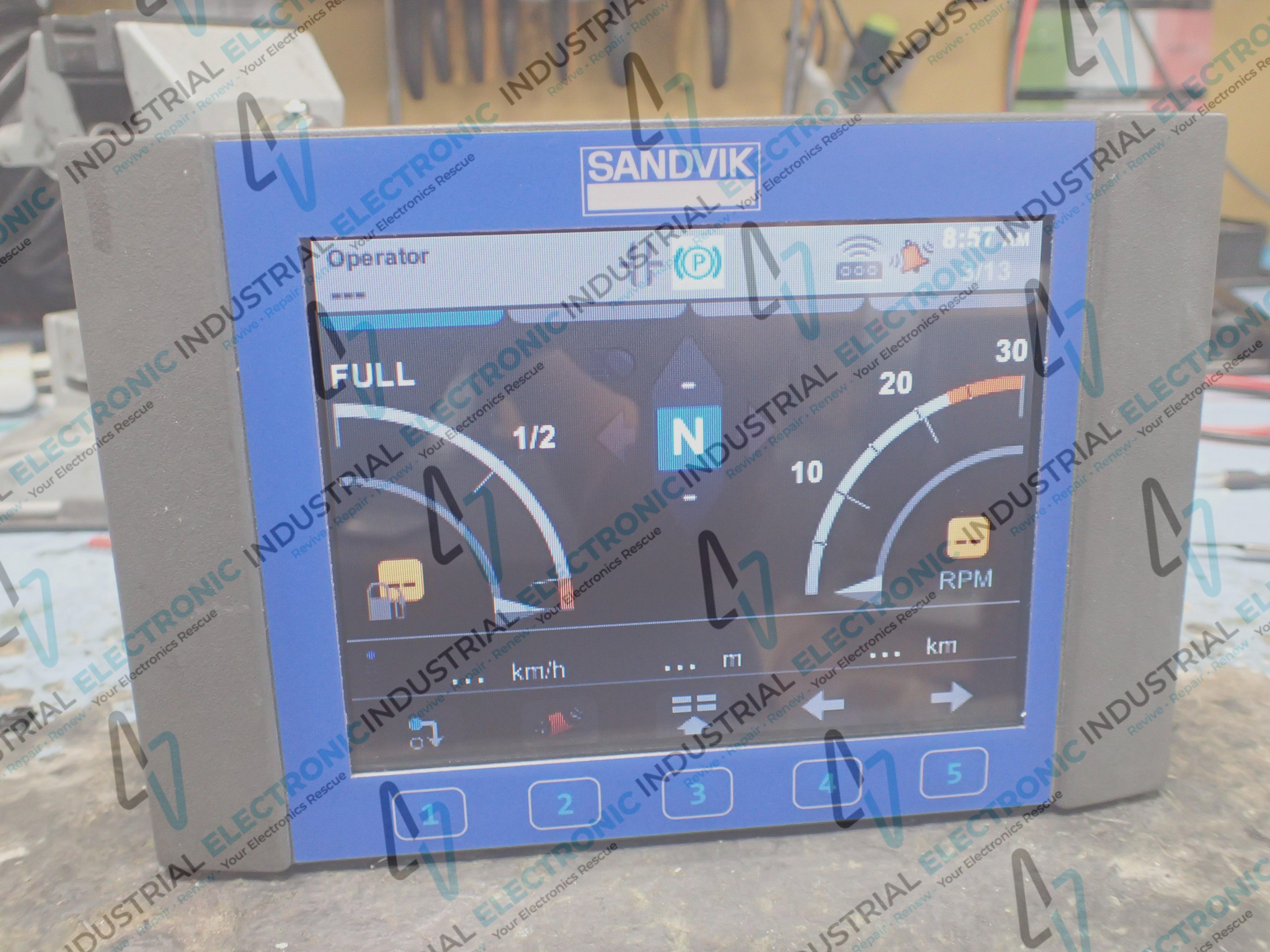 SANDVIK Display Button panel replacement