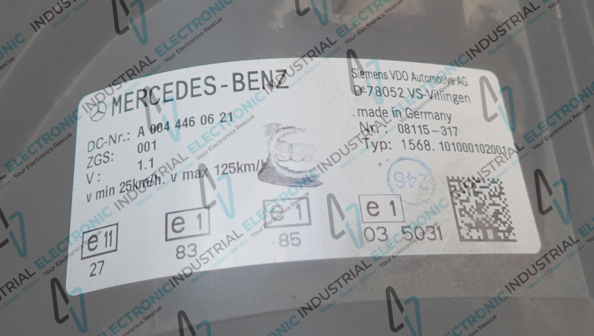 Mercedes Actros Instrument Dash Cluster Repair Service