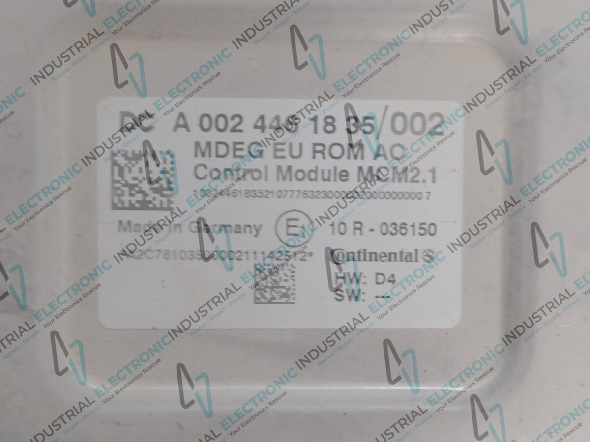 Mercedes 2018 Ategon AWD 1630AK 4X4 Truck ECU Repair Service