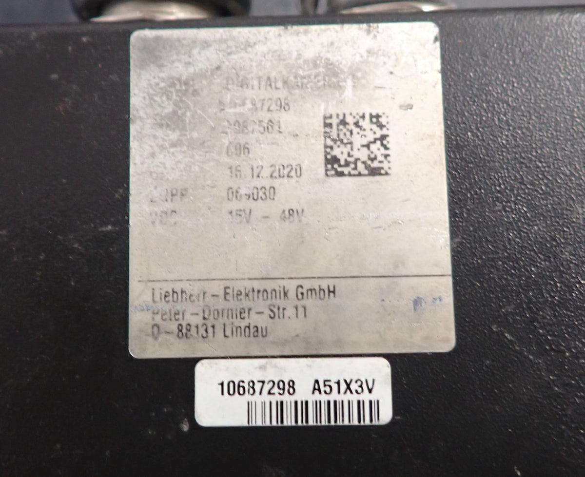 Liebherr Loader CAN Camera - Repair Service