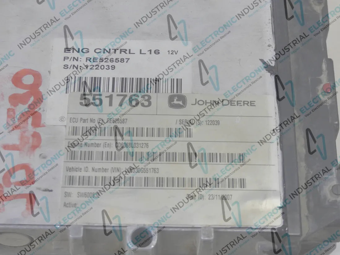 🚜 John Deere ECU 551763 – Coolant Temperature Sensor Input Repair