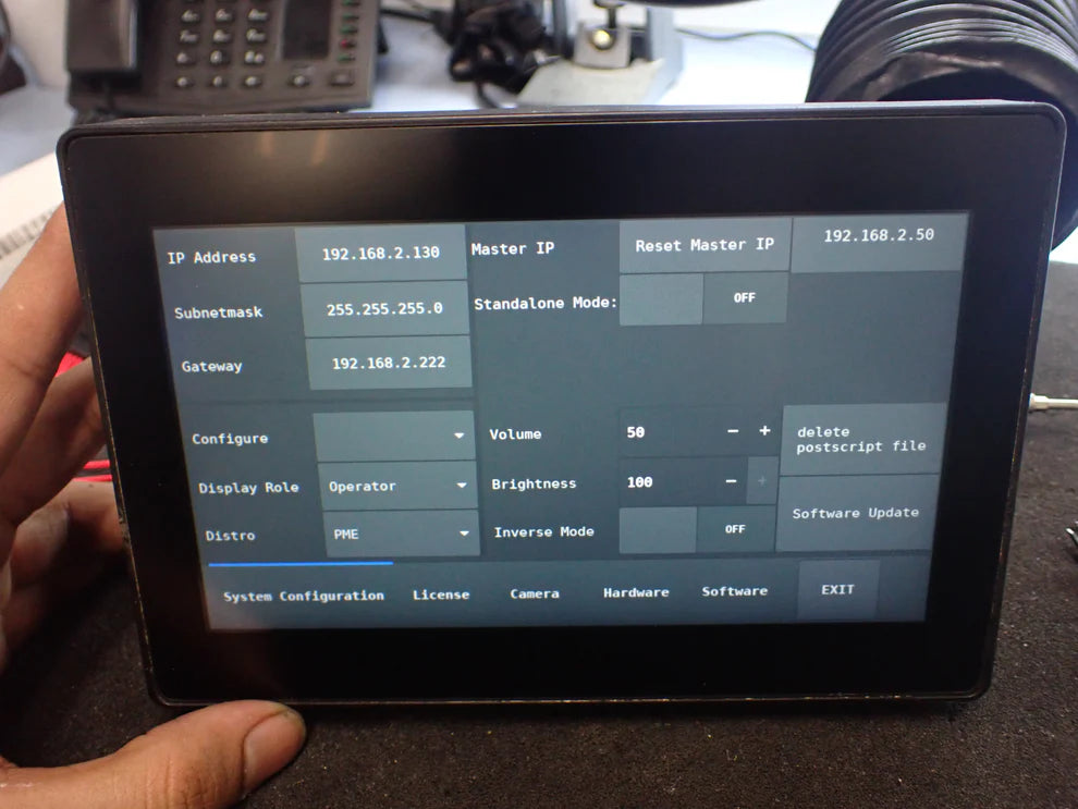 Liebherr PME1 Display