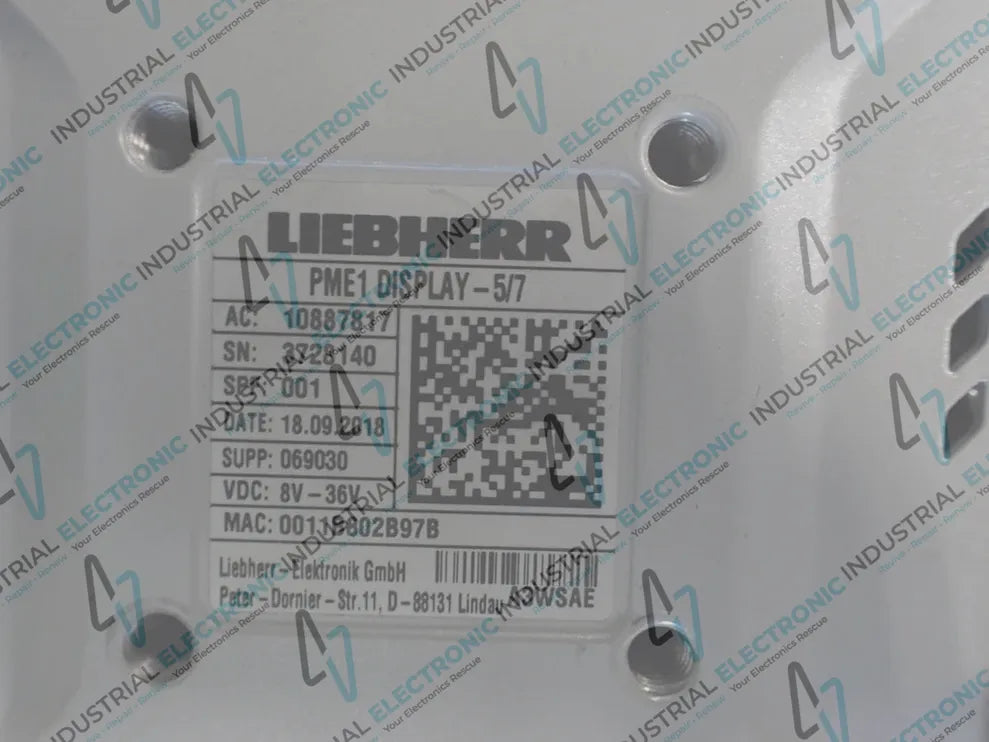 Liebherr PME1 Display