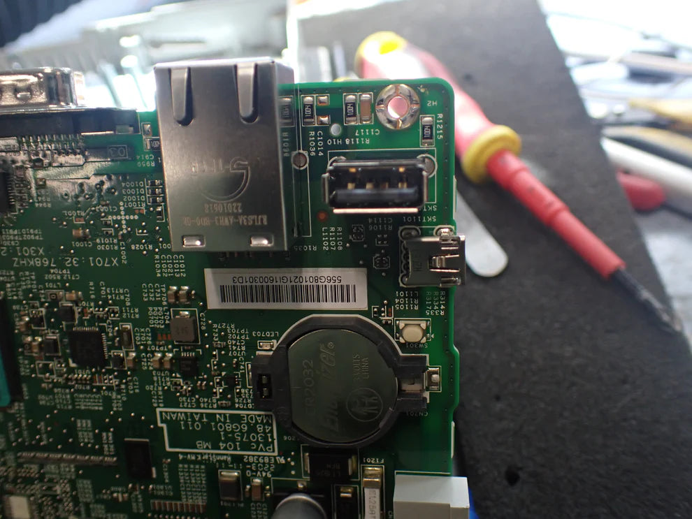 HMI USB port replacement